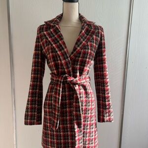 Old Navy Tweed Plaid Retro Jacket, Size XS